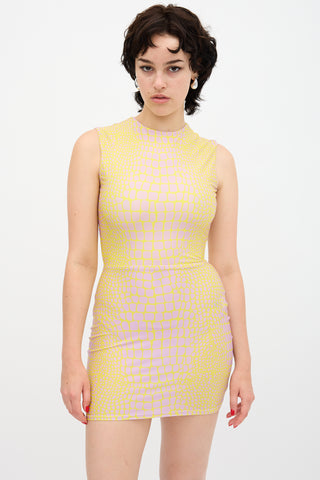 Alex Perry Printed Dallon Mini Dress