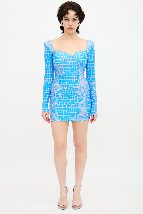 Alex Perry Printed Howell Mini Dress