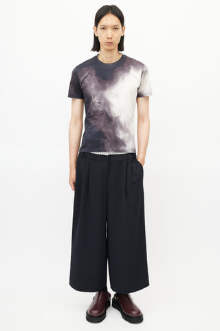 Alexander McQueen Black & Multicolour Smoke T-Shirt