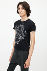 Alexander McQueen Black & White Skeleton T-Shirt