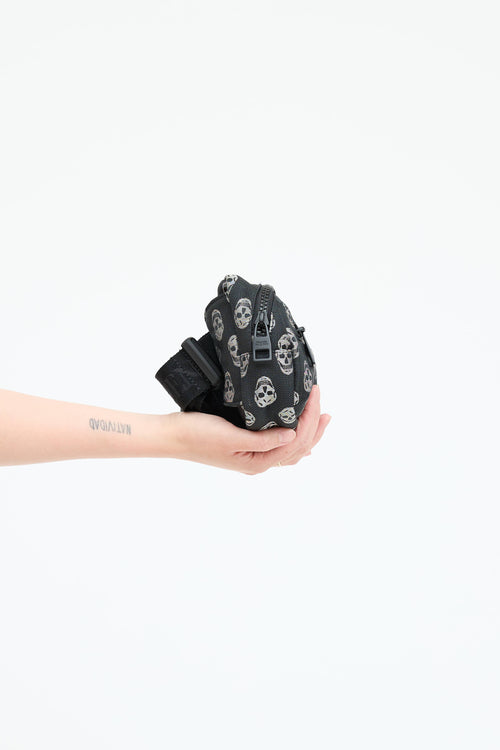 Alexander McQueen Jacquard Skull Belt Bag