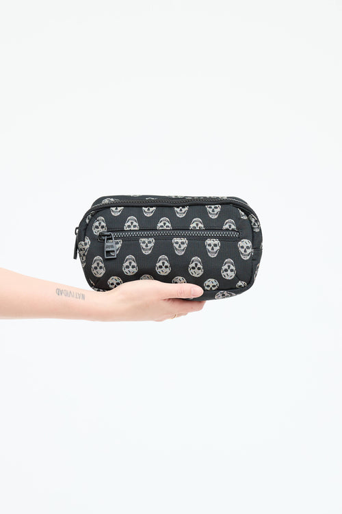 Alexander McQueen Jacquard Skull Belt Bag