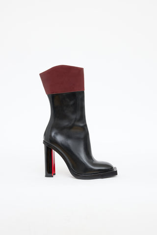 Alexander McQueen Square Toe Ankle Boot