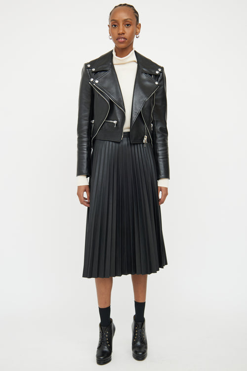 Alexander McQueen Black Trompe L'Oeil Jacket