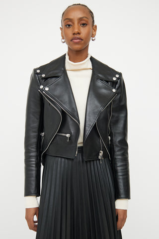 Alexander McQueen Black Trompe L'Oeil Jacket