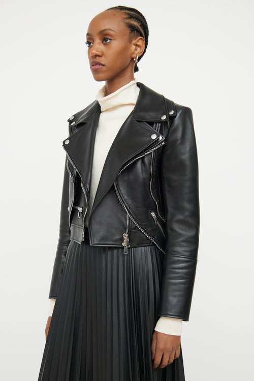 Alexander McQueen Black Trompe L'Oeil Jacket