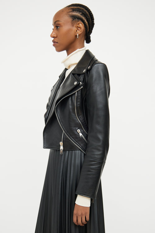 Alexander McQueen Black Trompe L'Oeil Jacket