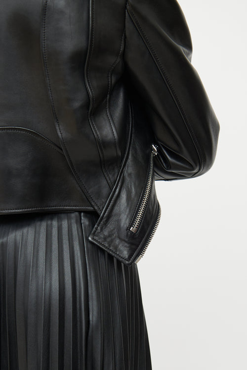 Alexander McQueen Black Trompe L'Oeil Jacket