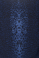 Alexander McQueen Navy & Black Silk Skull Scarf
