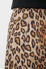 Alexander McQueen Brown & Black Pattern Skirt
