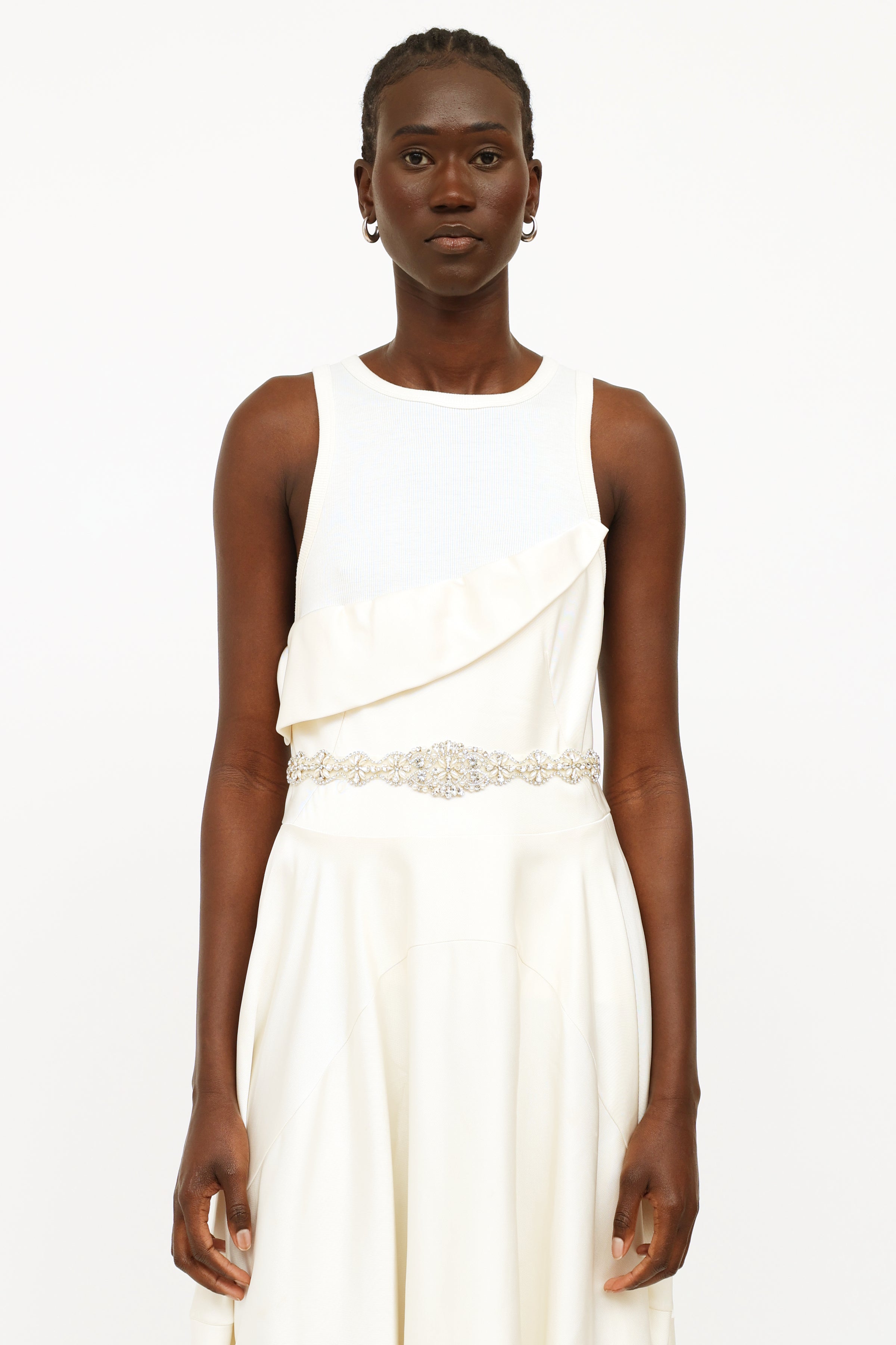 McQueen // Ribbed Tiered Dress VSP Consignment McQueen // Ribbed Tiered Dress VSP Consignment