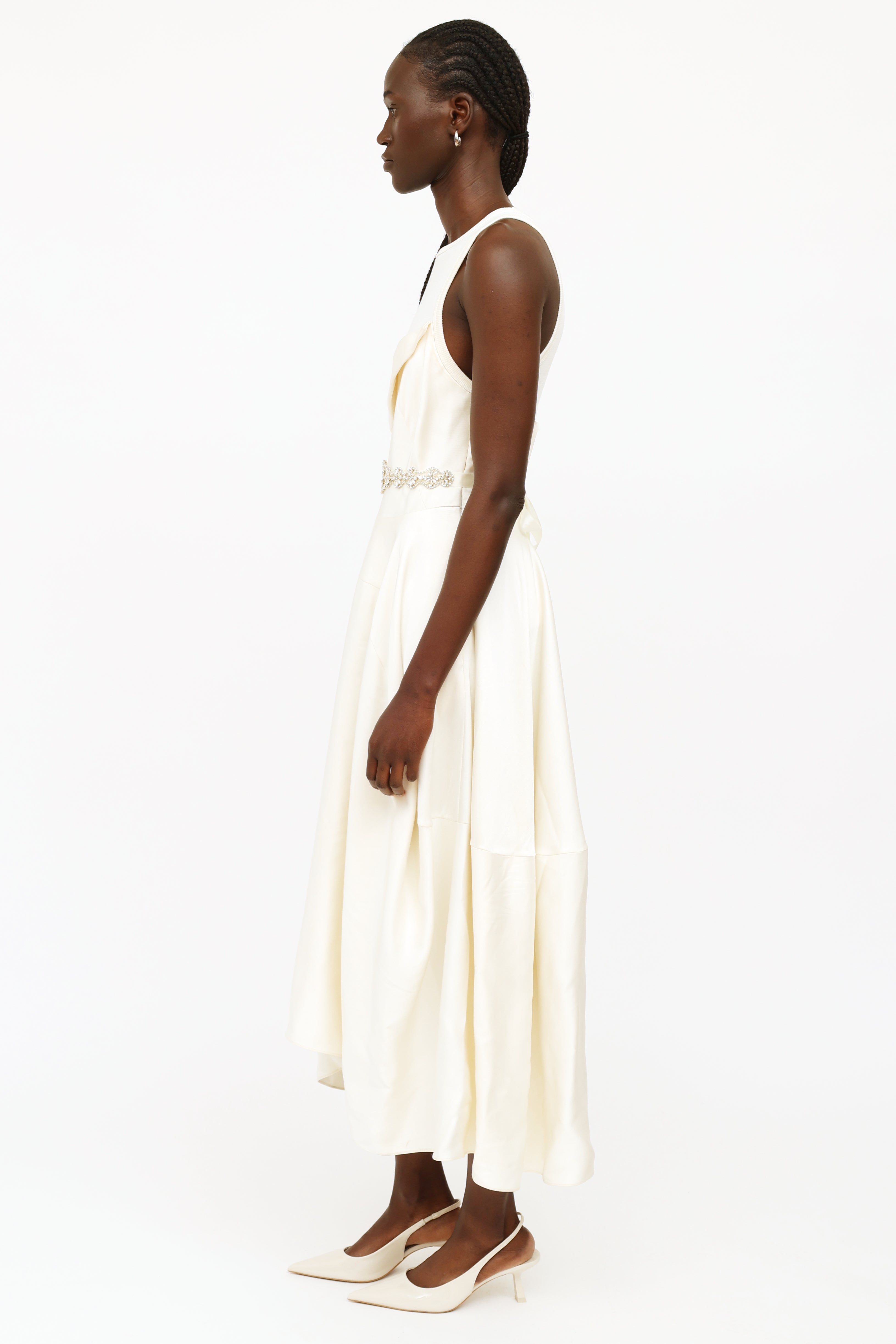 McQueen // Ribbed Tiered Dress VSP Consignment McQueen // Ribbed Tiered Dress VSP Consignment
