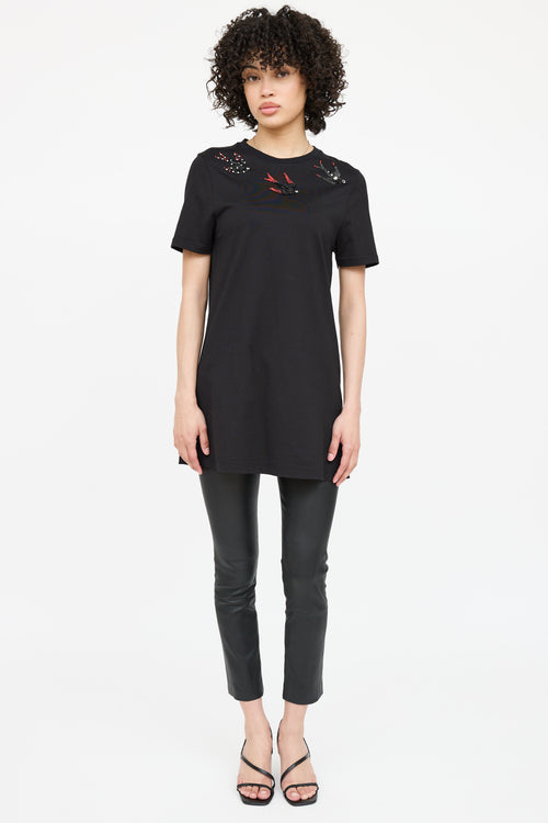 Alexander McQueen Embroidered Tunic Top