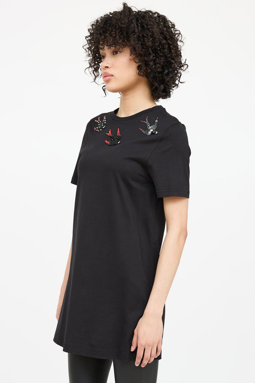 Alexander McQueen Embroidered Tunic Top