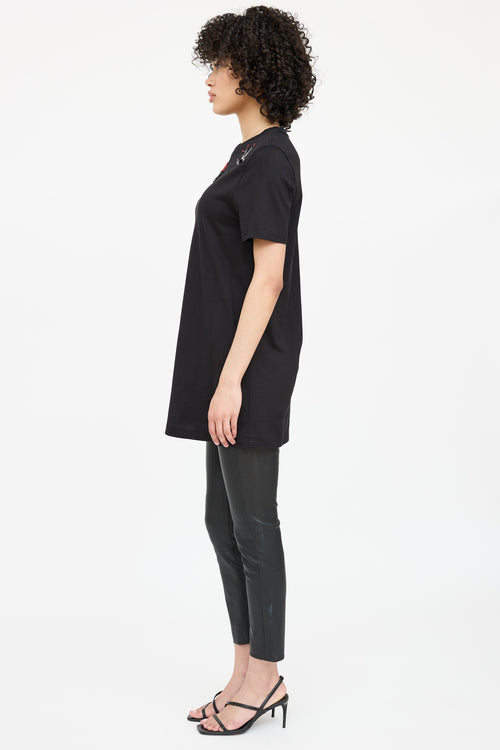 Alexander McQueen Embroidered Tunic Top