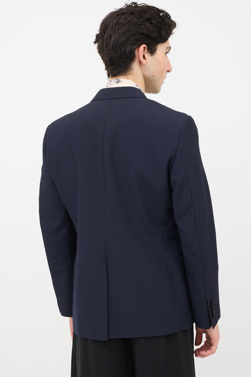 Alexander McQueen Embroidered Floral Lapel Blazer