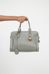 Alexander McQueen Grey Skull Padlock Bag
