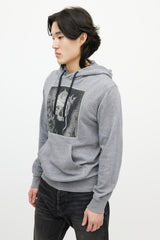Alexander McQueen Grey & Multicolour Skull Hoodie