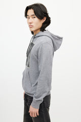 Alexander McQueen Grey & Multicolour Skull Hoodie