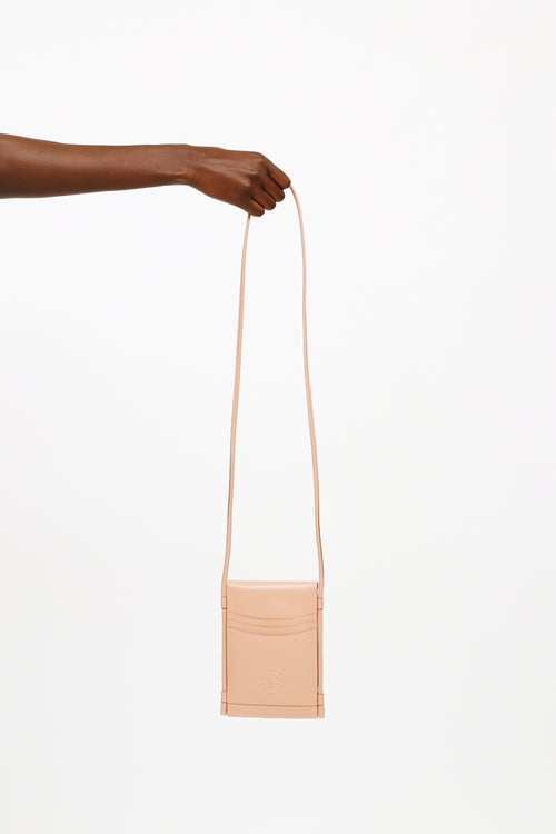 Alexander McQueen Pink Leather Crossbody Bag