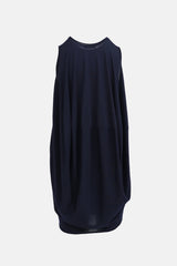 McQueen Wool Sleeveless Midi Dress