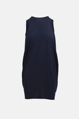 McQueen Wool Sleeveless Midi Dress