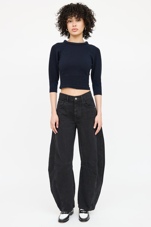 Alexander McQueen Knit Cropped Sweater