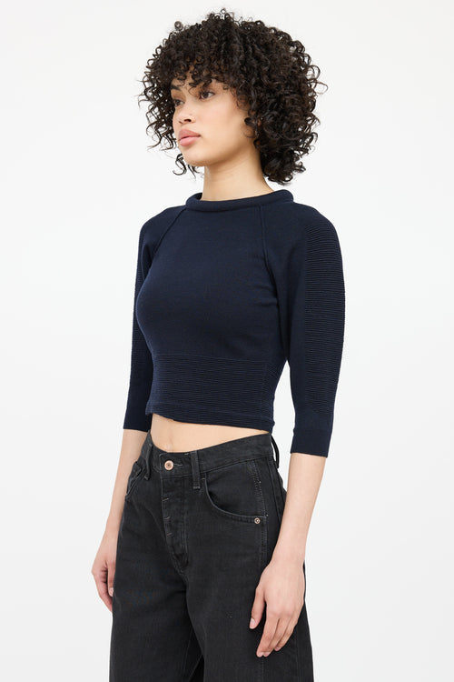 Alexander McQueen Knit Cropped Sweater