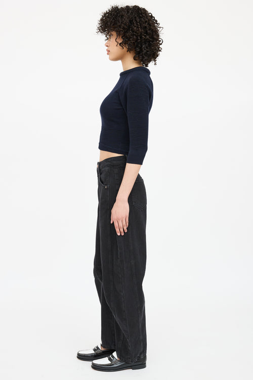 Alexander McQueen Knit Cropped Sweater