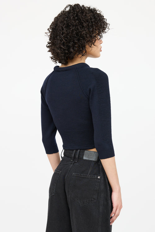 Alexander McQueen Knit Cropped Sweater