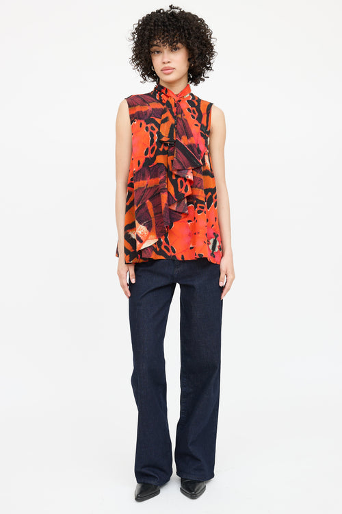 Alexander McQueen Silk Sleeveless Blouse