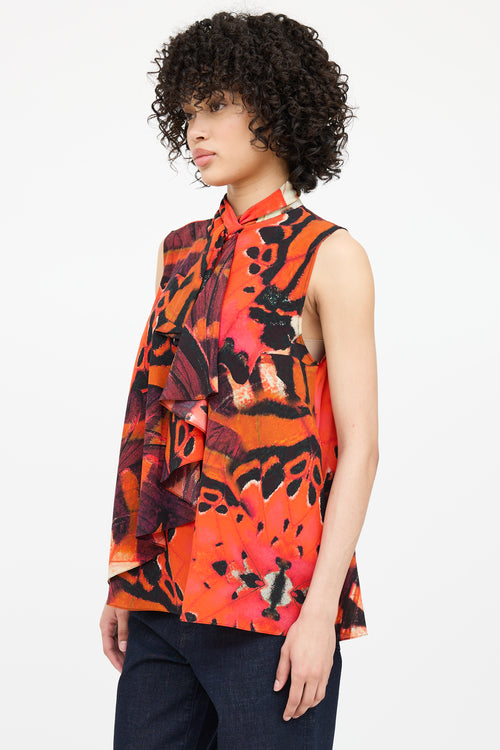 Alexander McQueen Silk Sleeveless Blouse