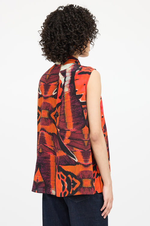 Alexander McQueen Silk Sleeveless Blouse