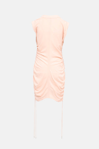 T by Alexander Wang Ruched Sleeveless Dress