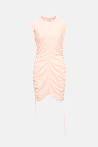 T by Alexander Wang Ruched Sleeveless Dress