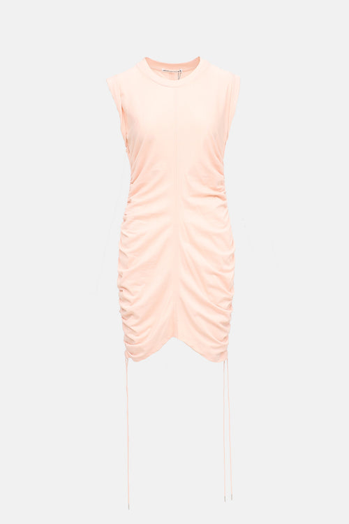 T by Alexander Wang Ruched Sleeveless Dress