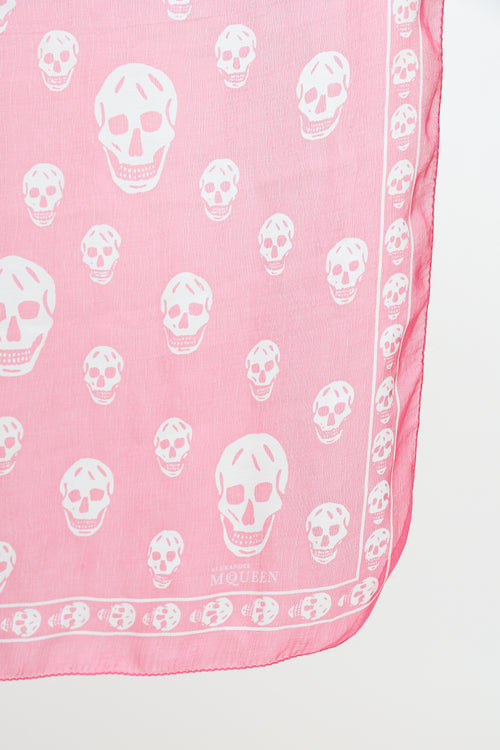 McQueen Silk Skull Scarf