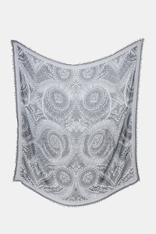 McQueen Cashmere Skull Scarf