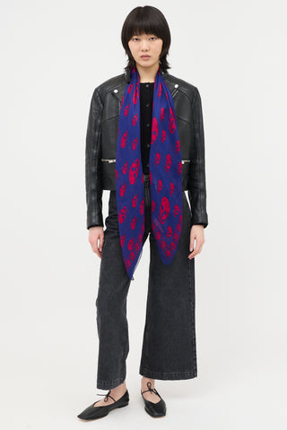 Alexander McQueen Silk Skull Scarf
