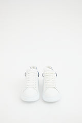 Alexander McQueen White & Blue Larry Sneaker