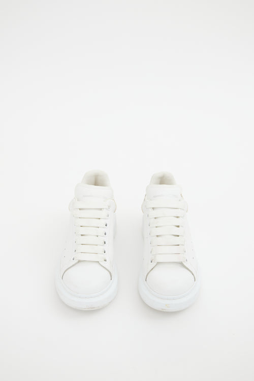 Alexander McQueen White & Multi Print Oversized Sneakers