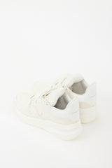 Alexander McQueen White Leather Oversized Sneaker