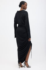 Alexander Wang Asymmetric Cowl Neck Dress