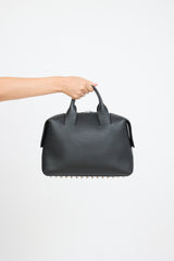Alexander Wang Black & Beige Leather Rogue Bag