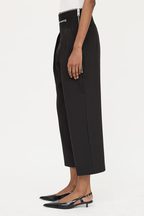 Alexander Wang Logo Cropped Pant