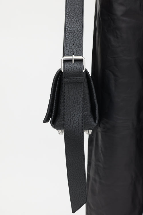 Alexander Wang Black Leather Rico Flap Bag