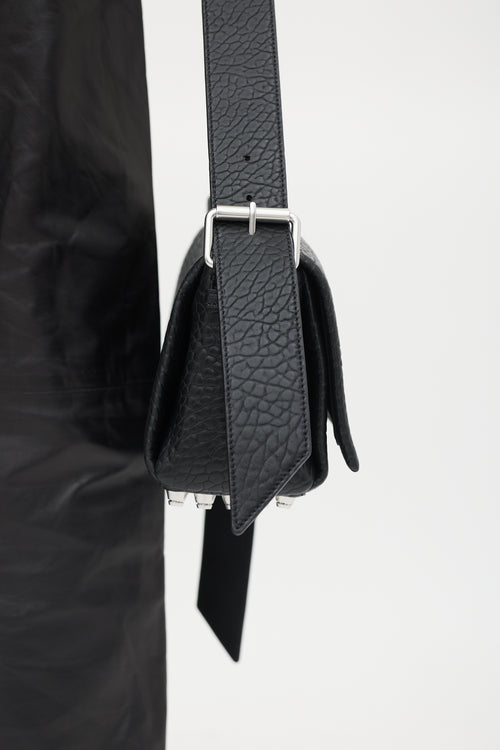 Alexander Wang Black Leather Rico Flap Bag