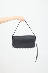 Alexander Wang Black Leather Rico Flap Bag