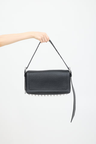 Alexander Wang Black Leather Rico Flap Bag