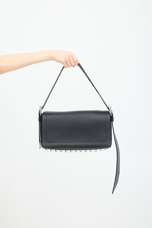 Alexander Wang Black Leather Rico Flap Bag